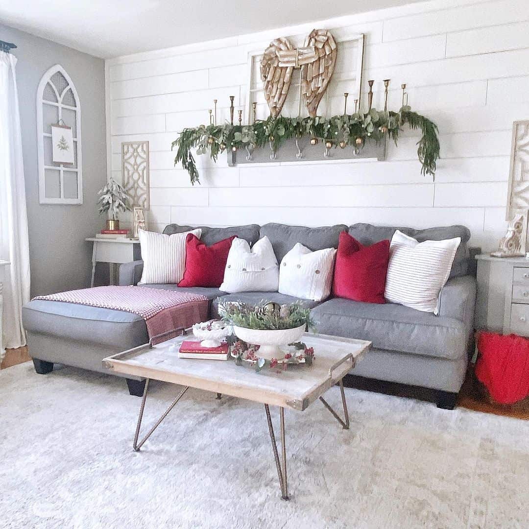 Distressed Wood Tray With Rustic Legs
