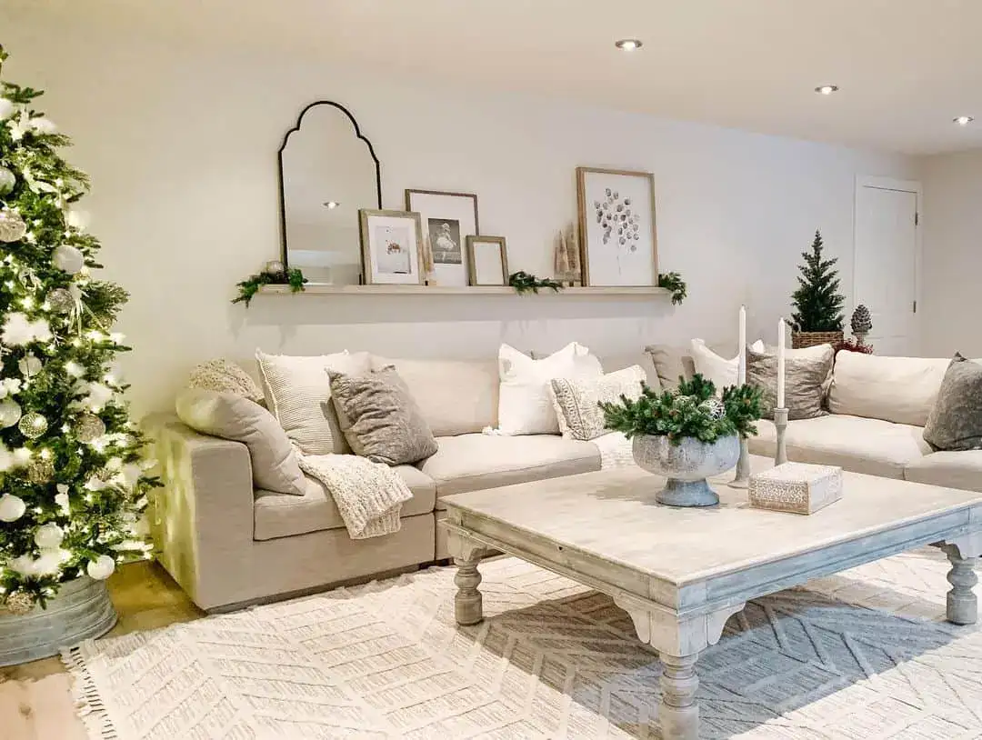 Anchor Cozy Seating with a Distressed Farmhouse Table