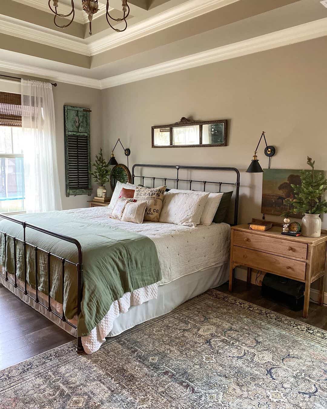 Incorporate Rustic Charm with a Distressed Green Shutter