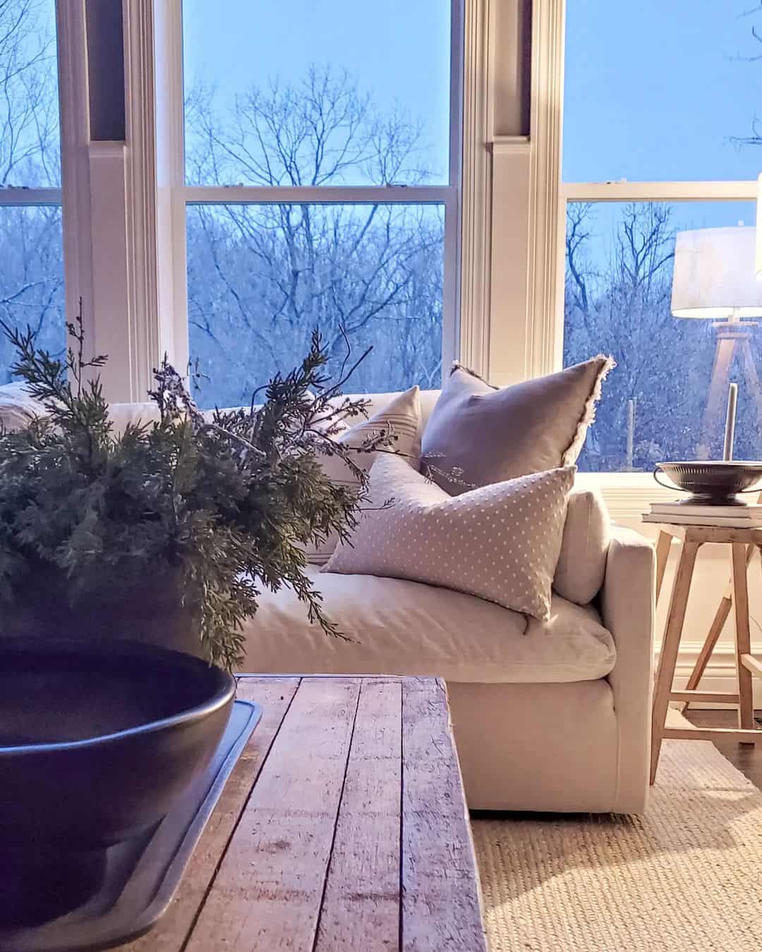 Layer Pillows for Cozy Texture on Your Sofa