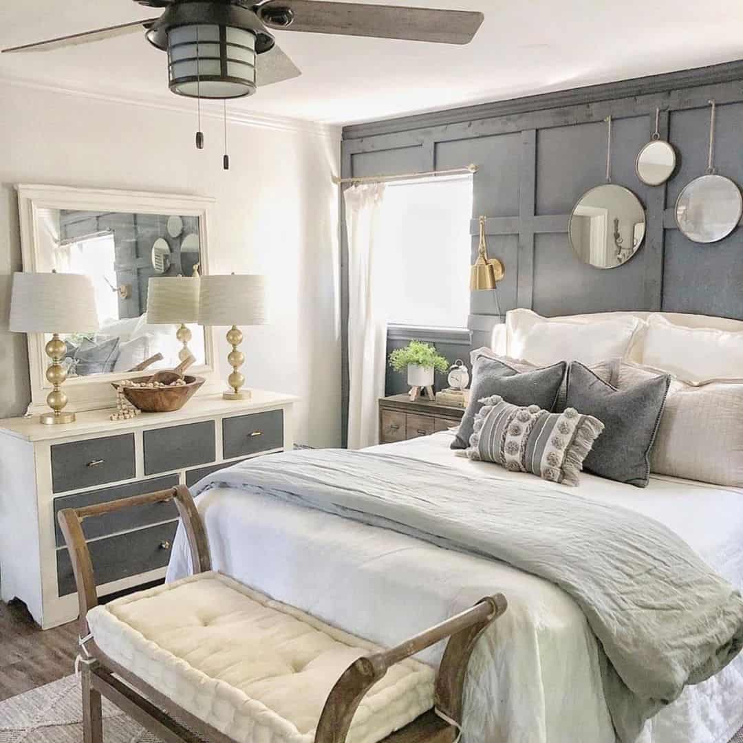Textured Grey Board and Batten Wall Adds Dimension
