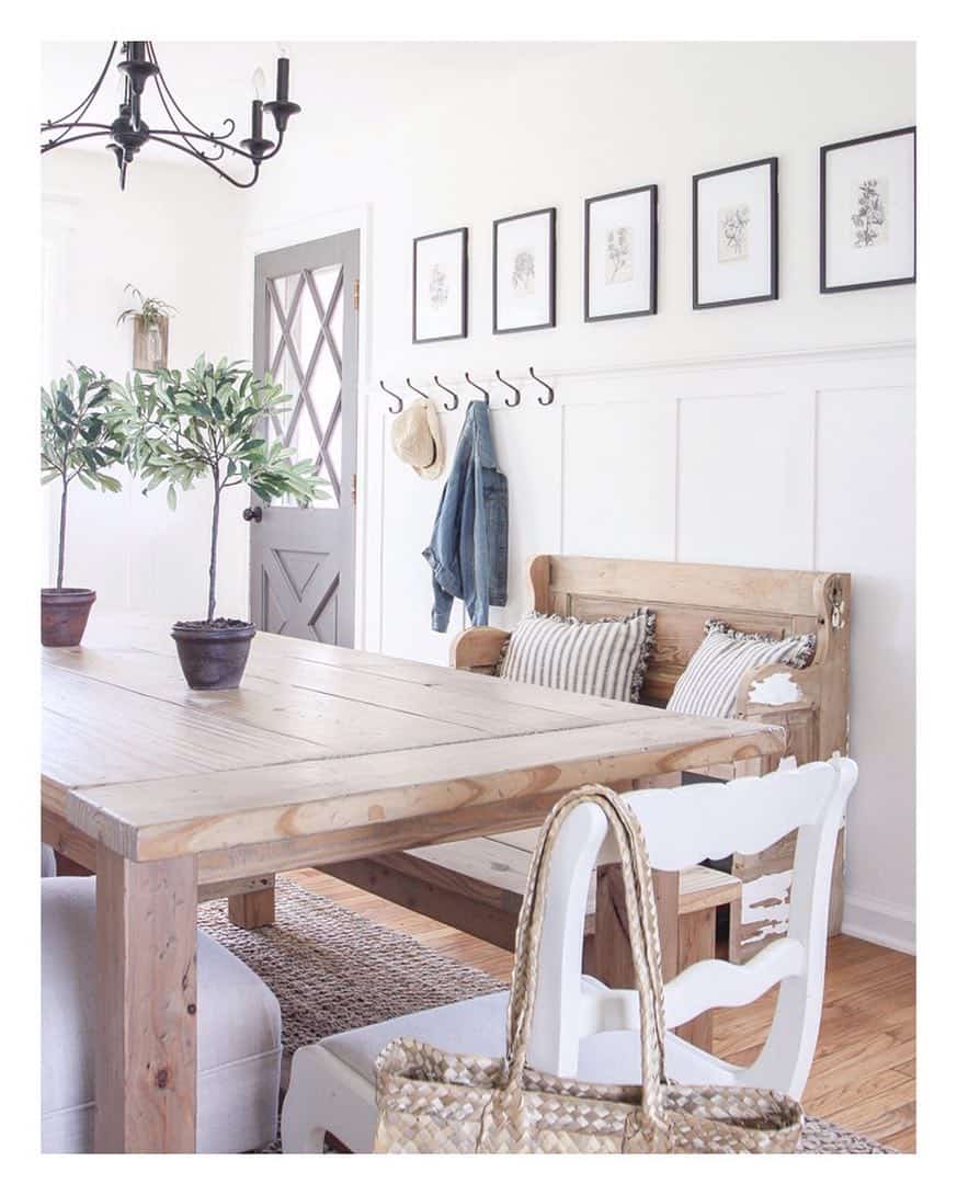 Frame a Doorway with Botanical Prints Above Hooks
