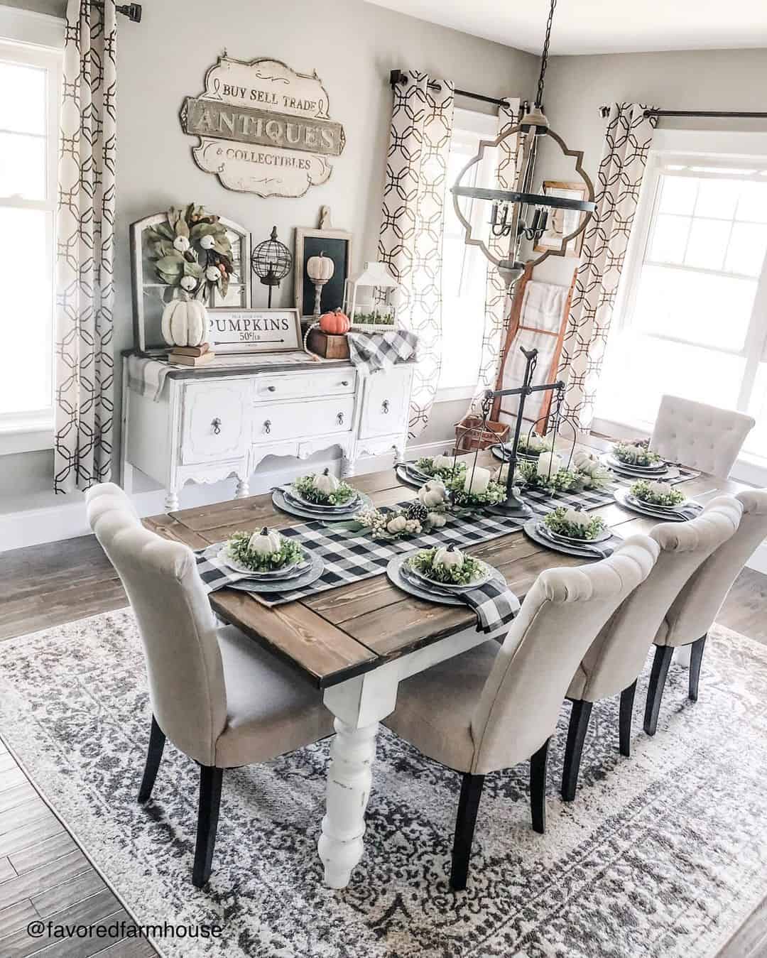Anchor Your Table with Chunky Turned White Legs