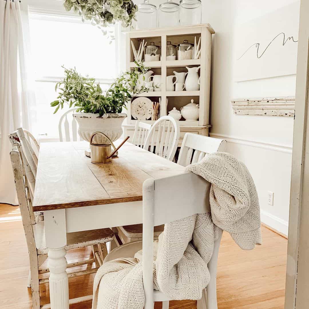 Soften Your Space with a Natural Top and Gray Base