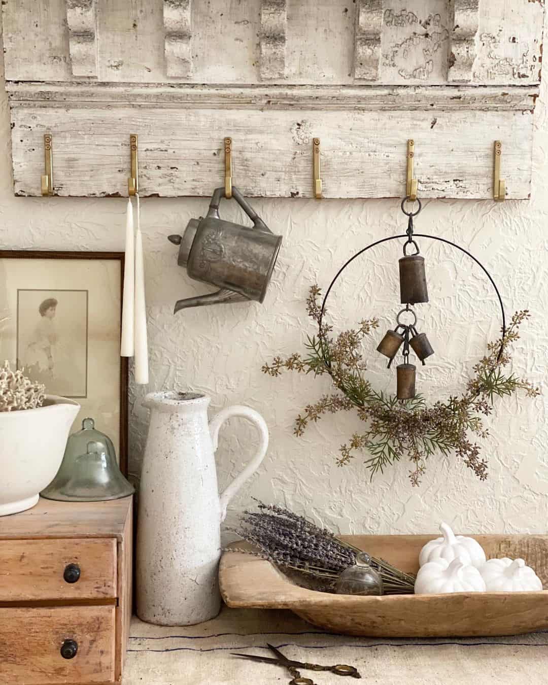 Vintage Watering Can Becomes a Charming Wall Accent