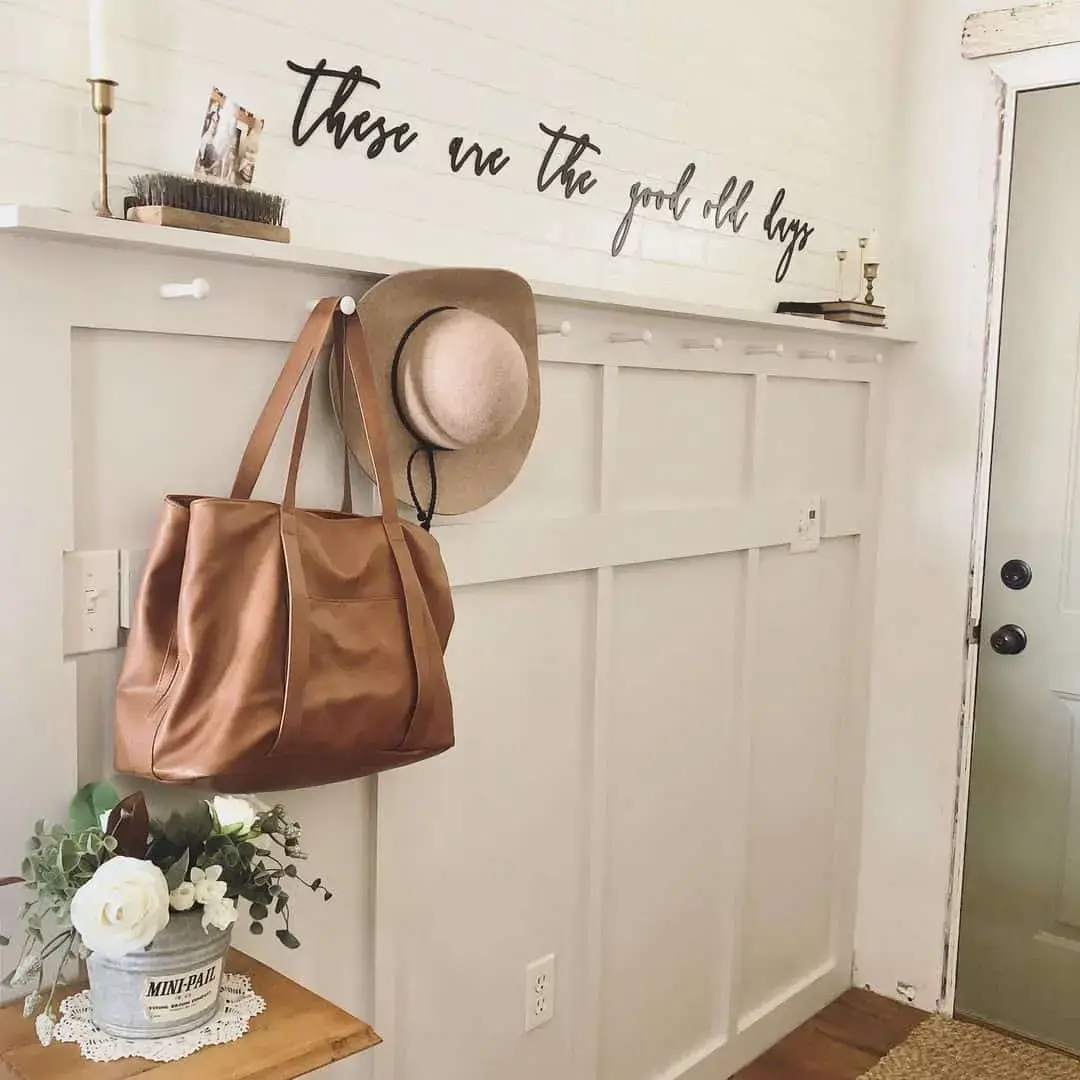 Pegged Coat Rack Holds Everyday Essentials
